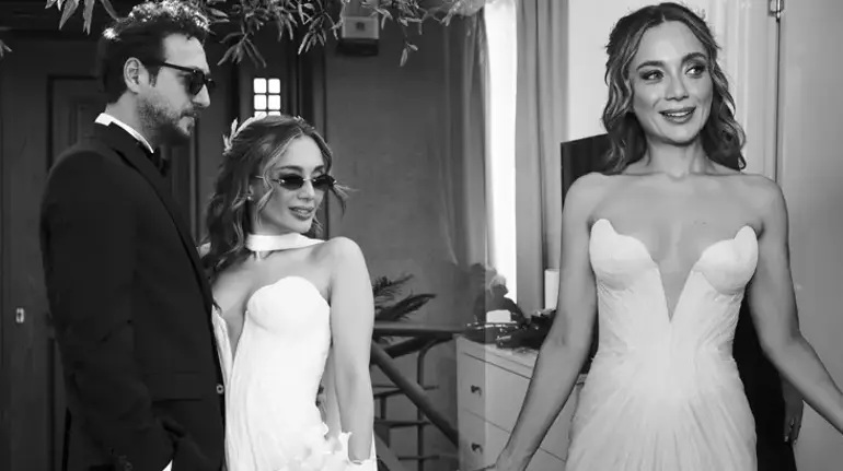 Damla Sönmez ve İlkay Akıncı Çiftinden Nikah Pozları